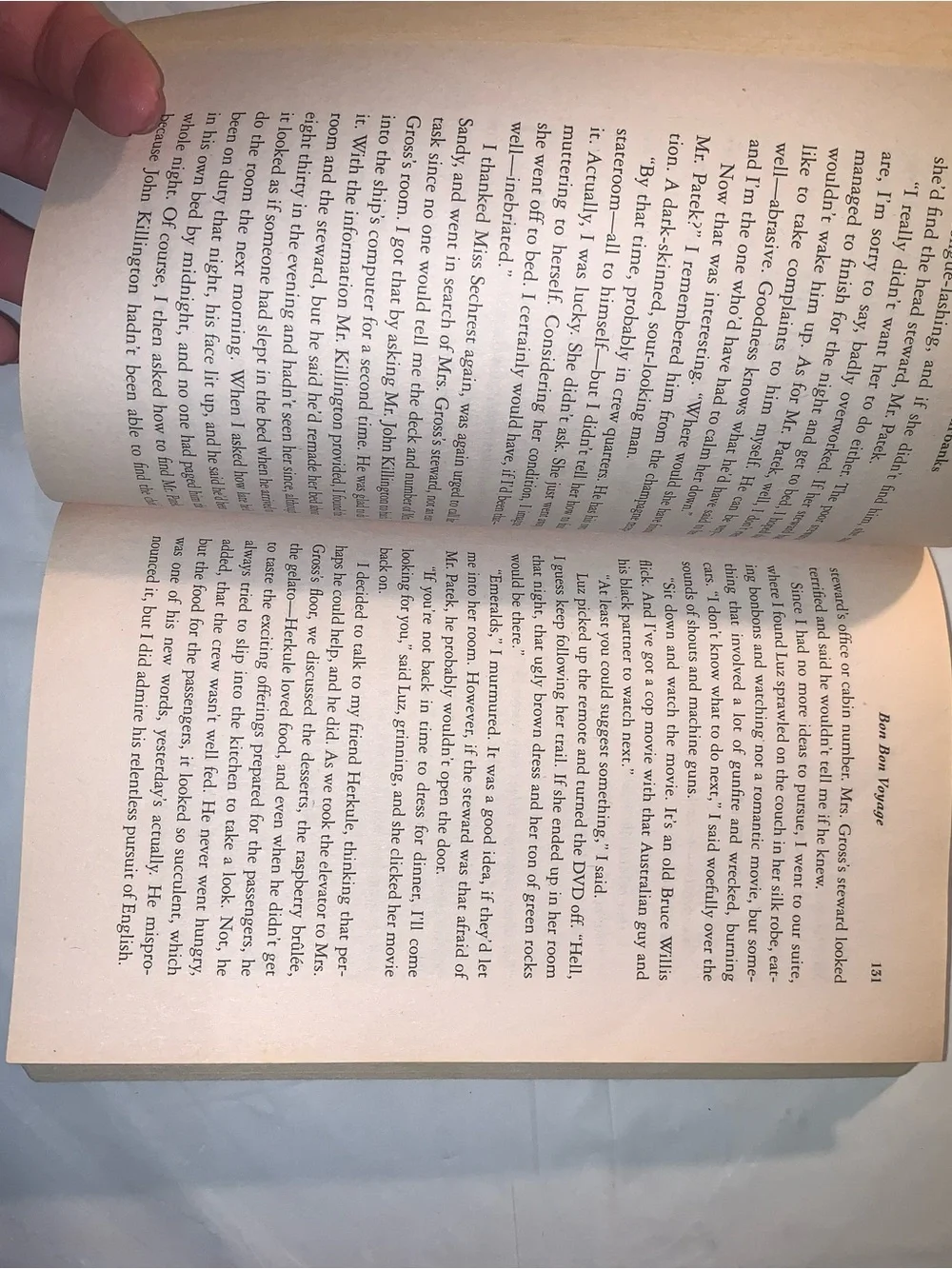 Bon bon voyage culinary mystery book